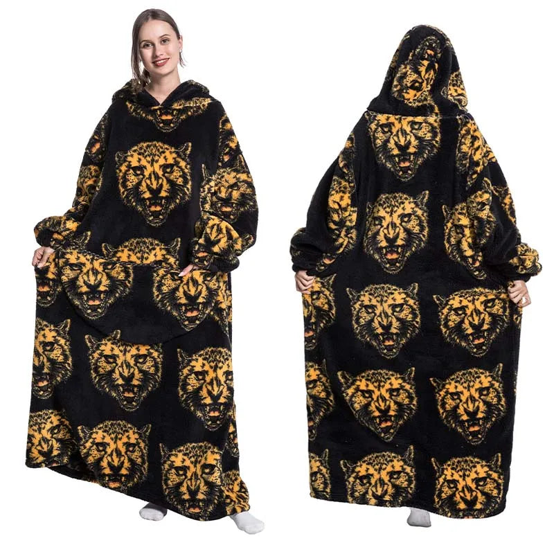 Long Oversized Blanket Hoodie
