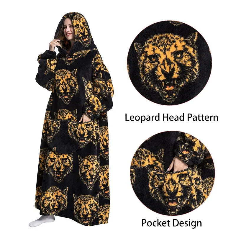 Long Oversized Blanket Hoodie